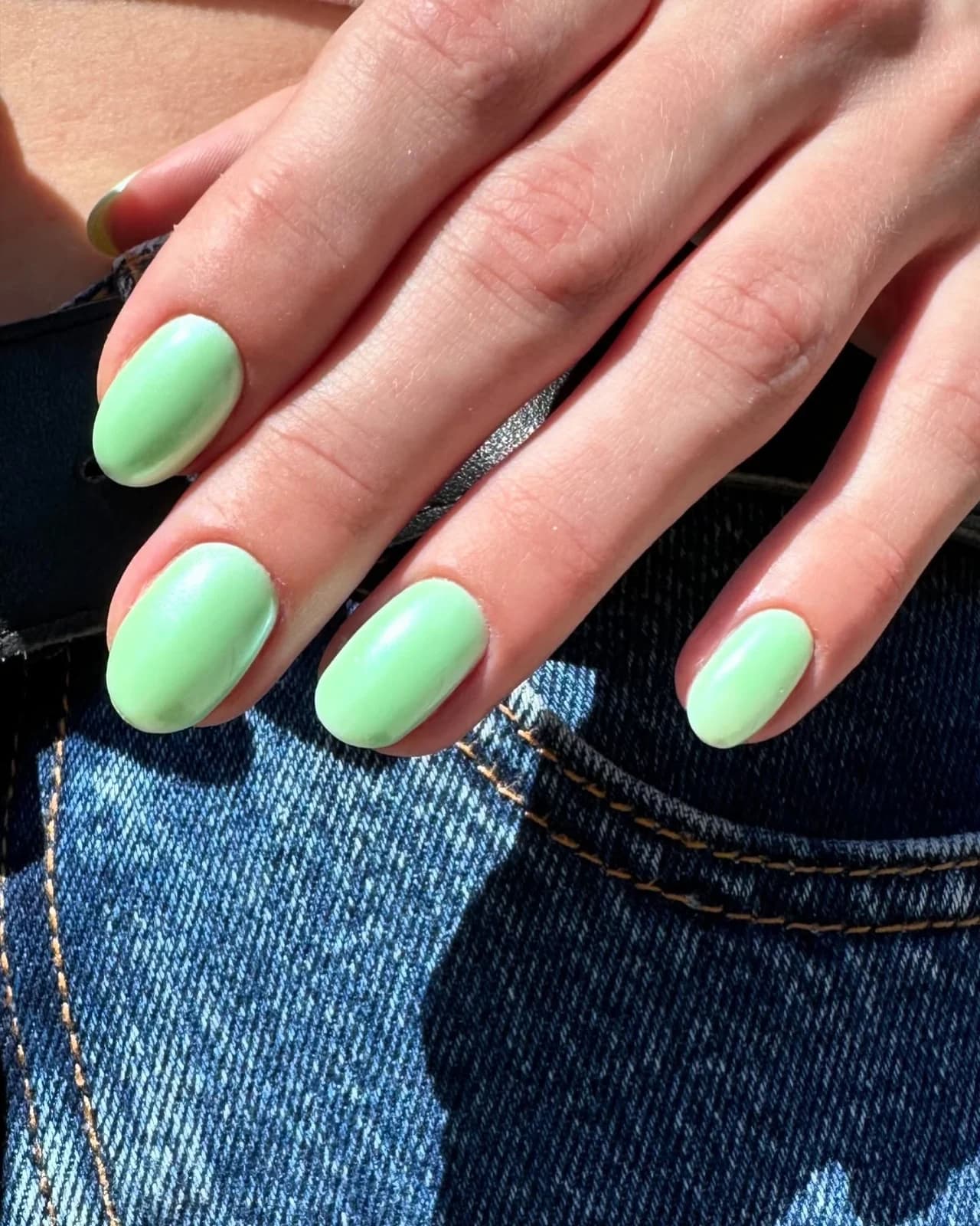 Minimal, Zielony, Nail Lash Time, zielony, Warszawa Żoliborz