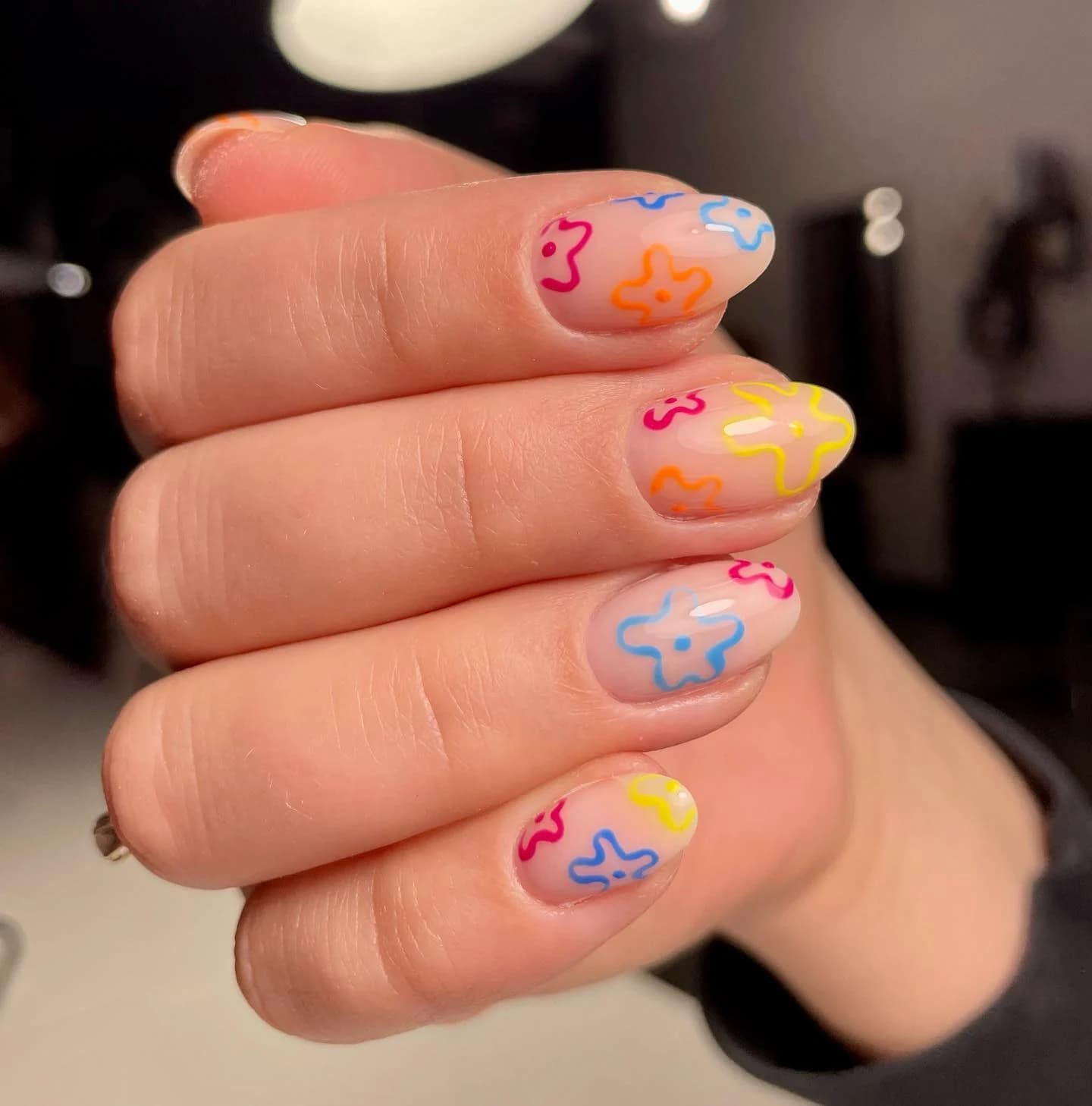 Zdobienia, Wielokolorowe, Nail Lash Time, wielokolorowe, Warszawa Żoliborz