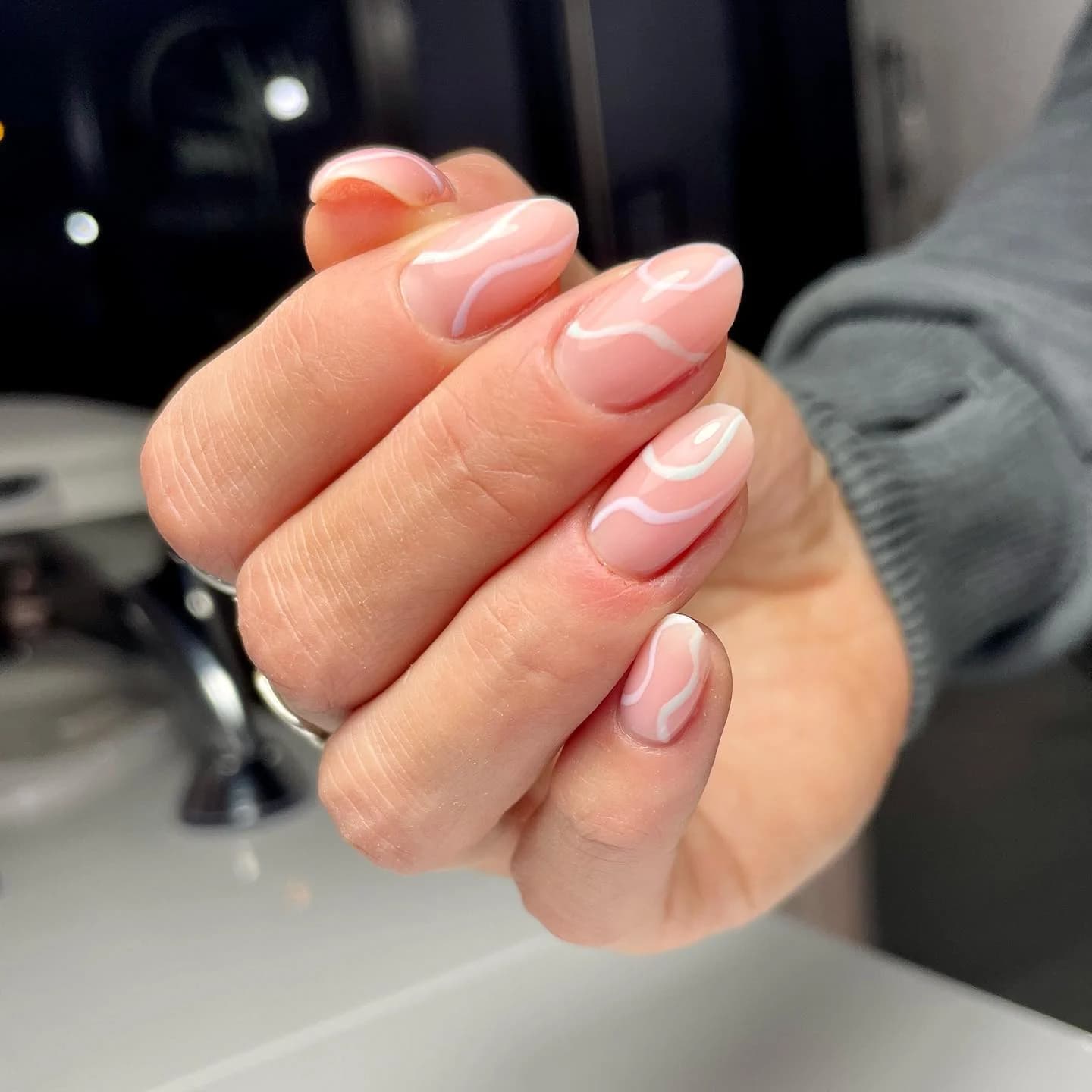 French, Nude, Nail Lash Time, nude, Warszawa Żoliborz