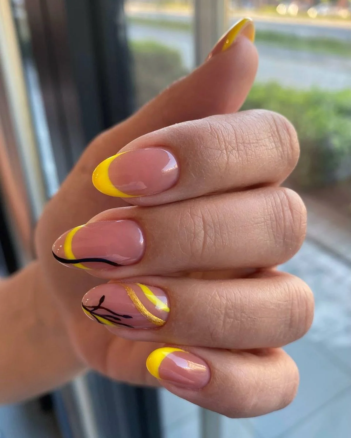 Zdobienia, Żółty, Nail Lash Time, żółty, Warszawa Żoliborz