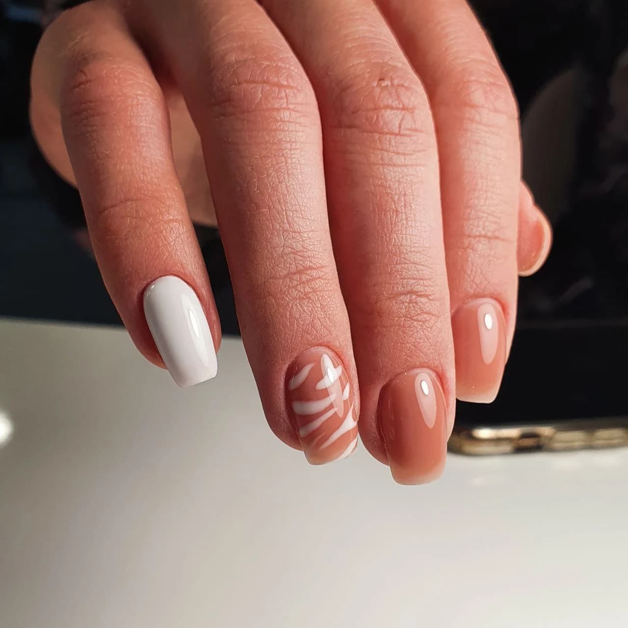 Zdobienia, Nude, Nail Lash Time, nude, Warszawa Żoliborz