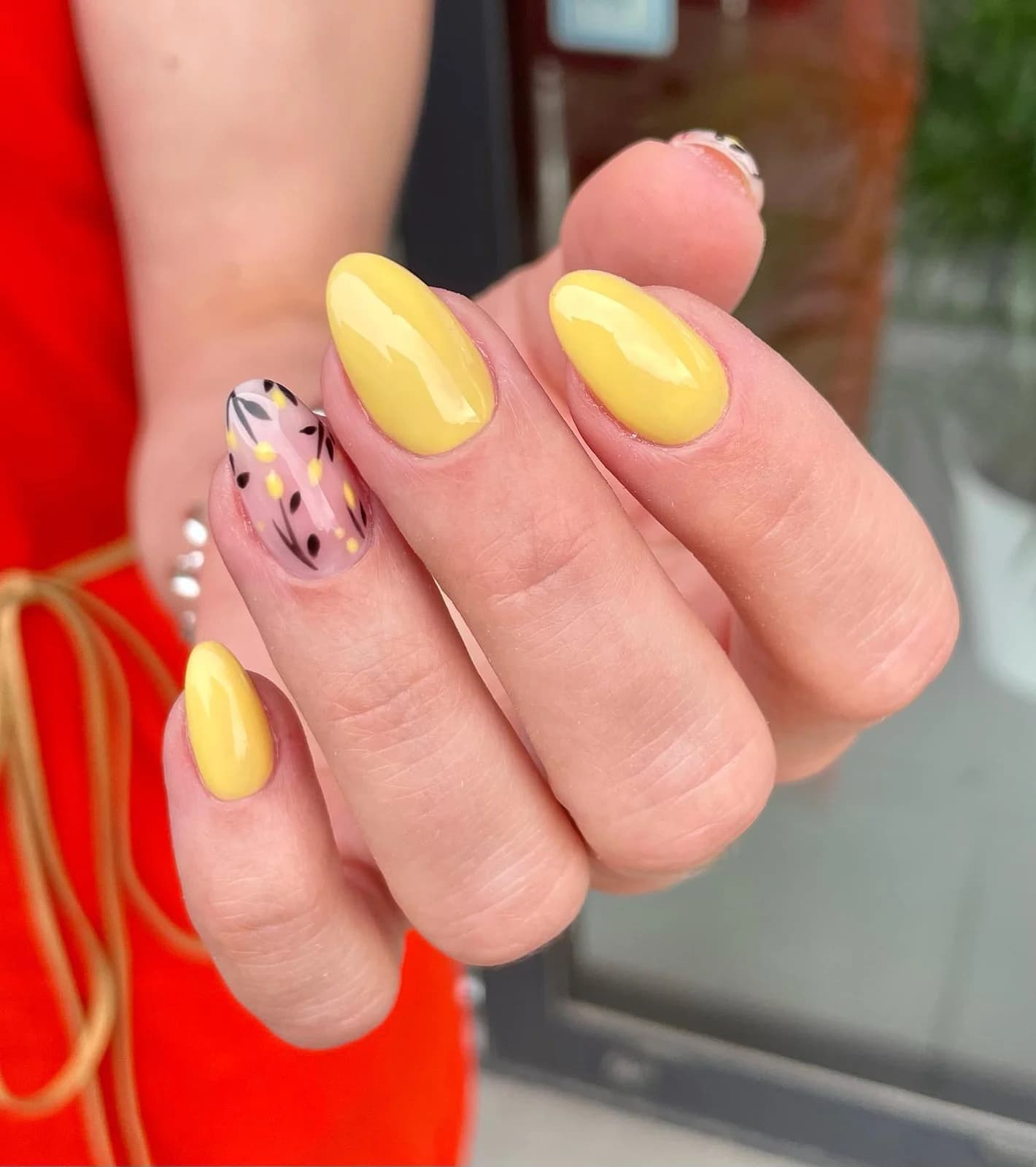 Zdobienia, Żółty, Nail Lash Time, żółty, Warszawa Żoliborz