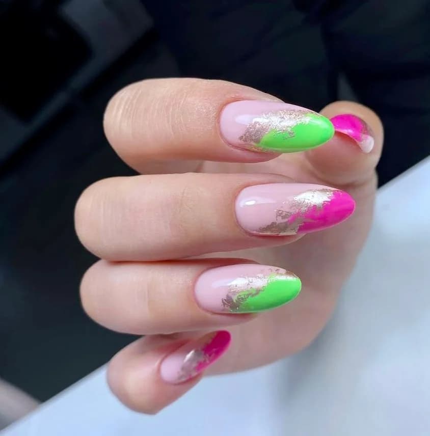 Zdobienia, Wielokolorowe, Nail Lash Time, wielokolorowe, Warszawa Żoliborz