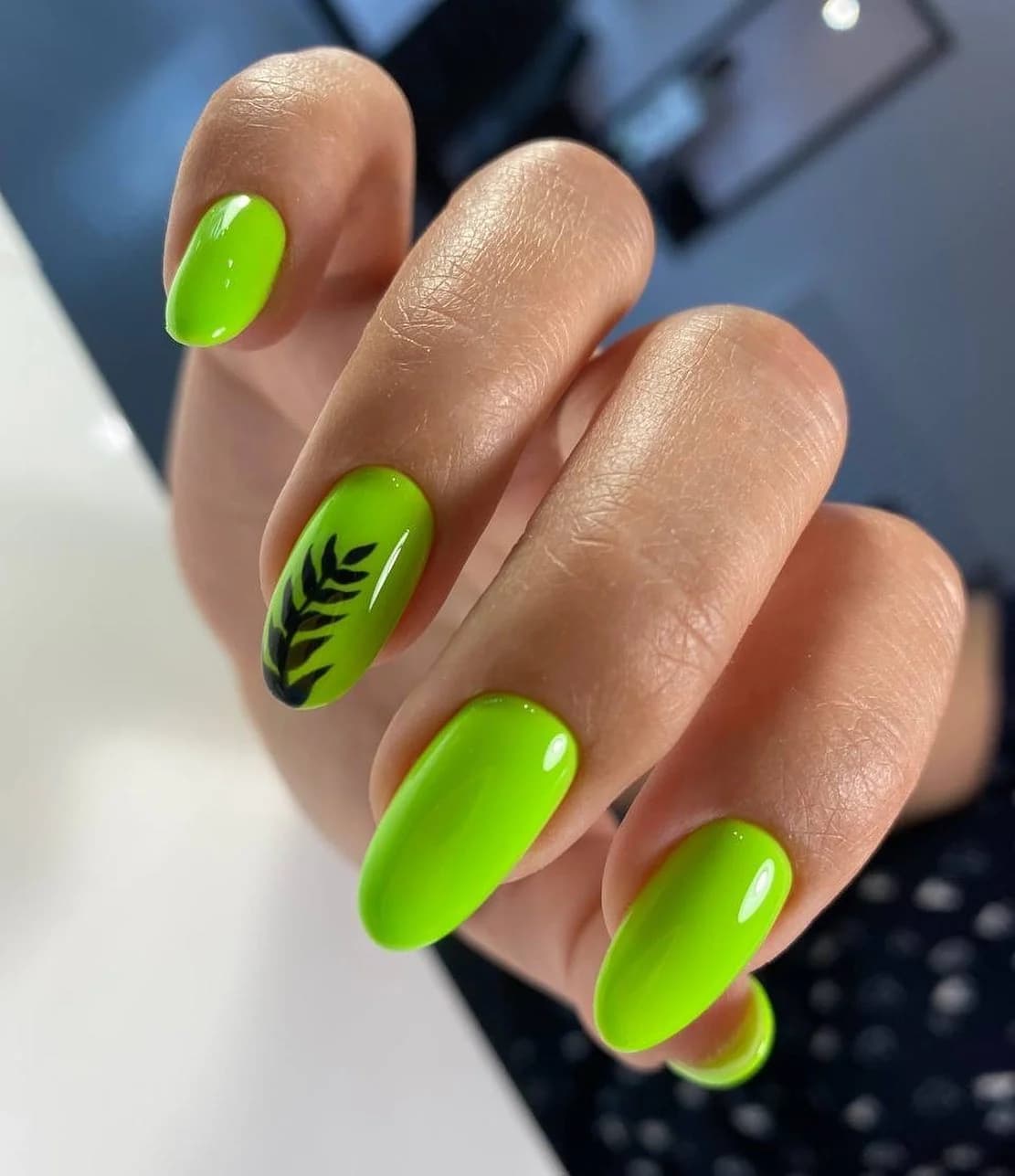 Zdobienia, Zielony, Nail Lash Time, zielony, Warszawa Żoliborz