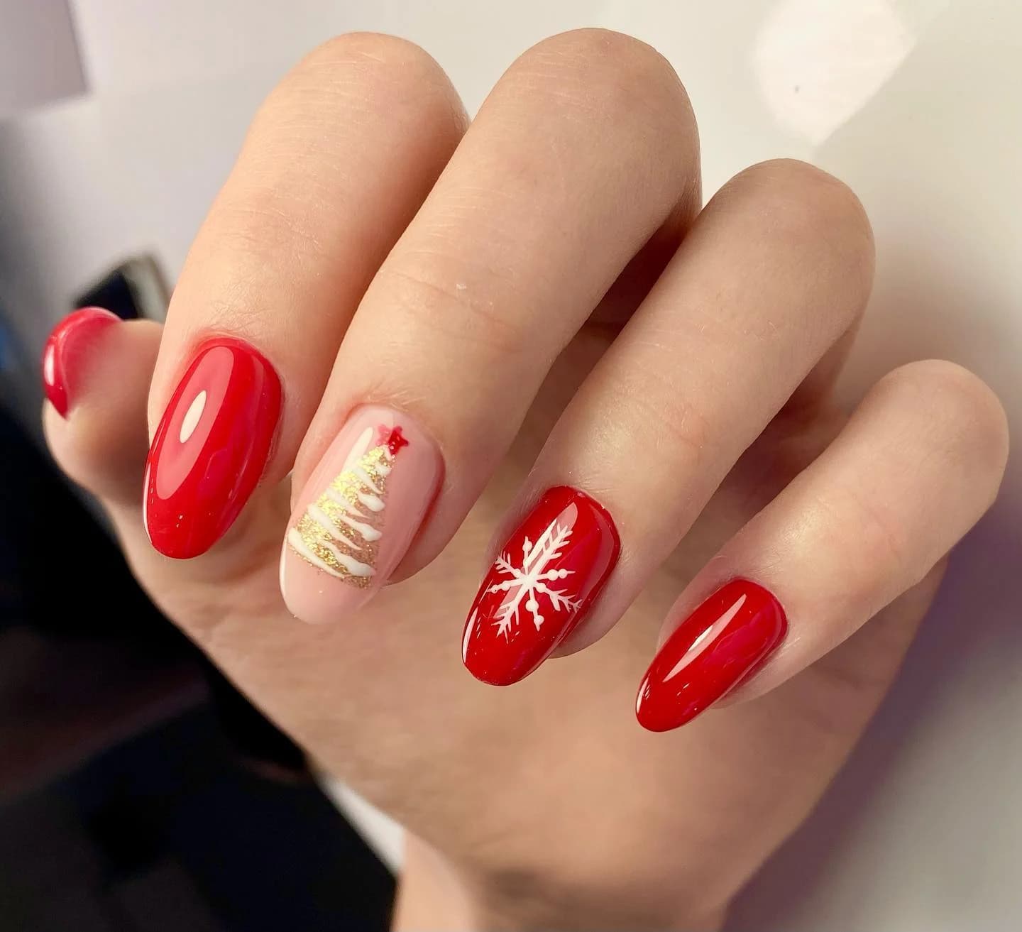 Zdobienia, Czerwień, Nail Lash Time, czerwień, Warszawa Żoliborz