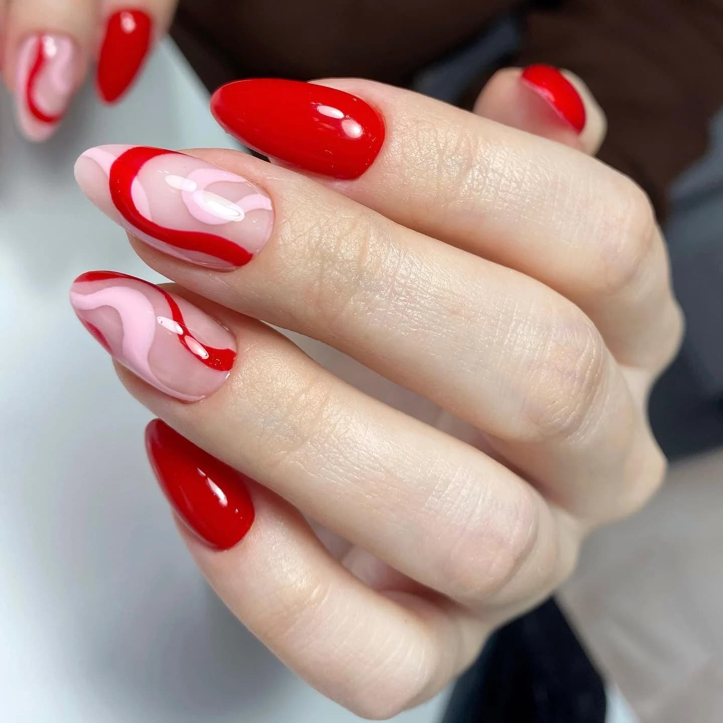 Zdobienia, Czerwień, Nail Lash Time, czerwień, Warszawa Żoliborz