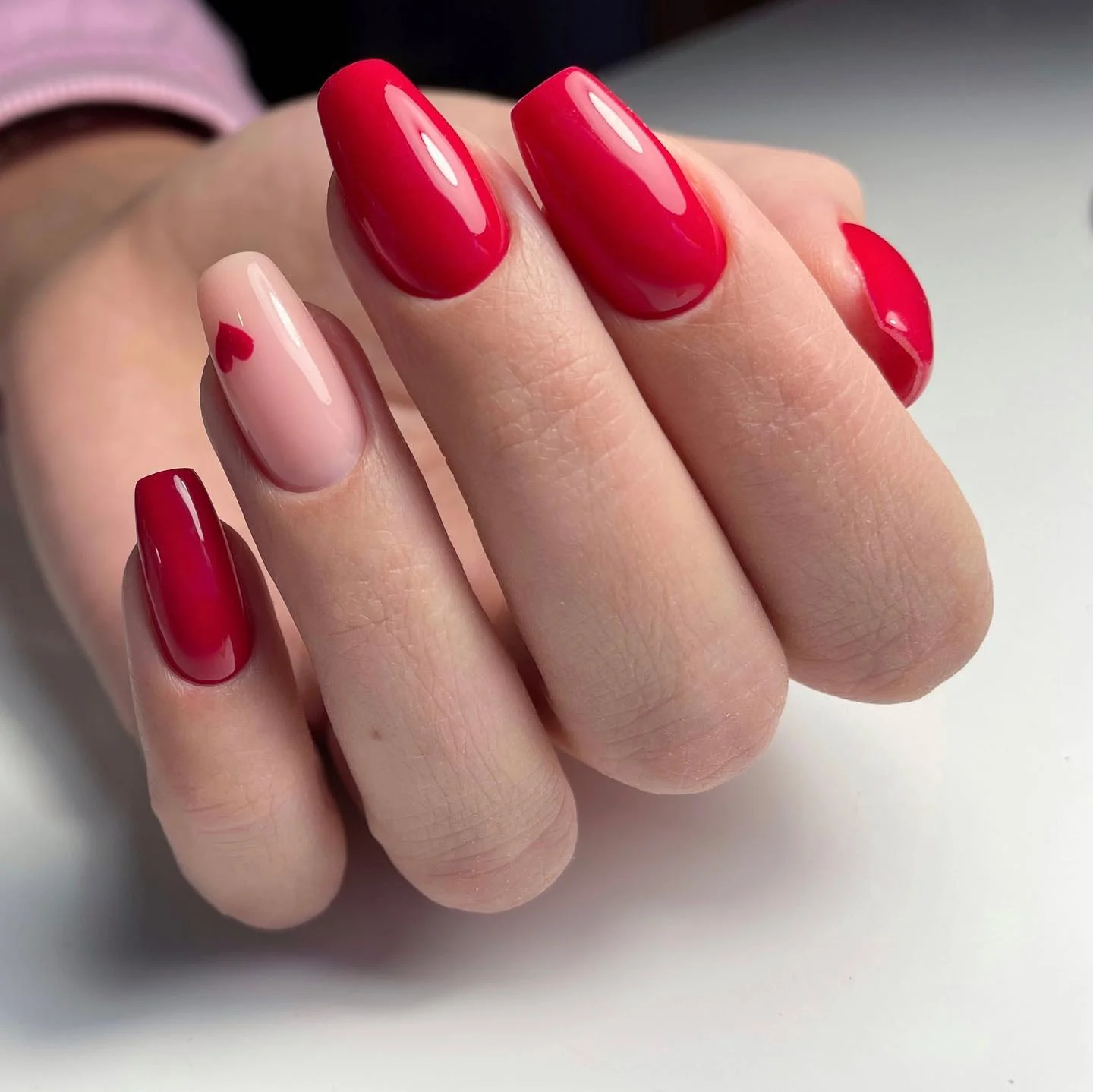 Zdobienia, Czerwień, Nail Lash Time, czerwień, Warszawa Żoliborz