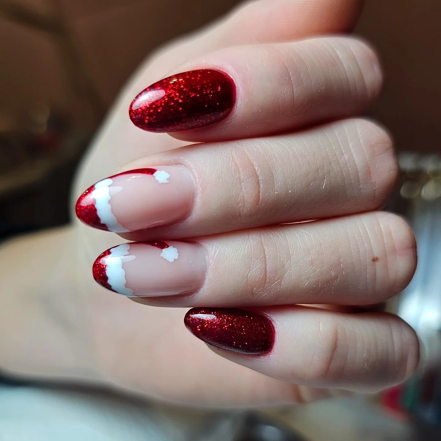 French, Czerwień, Nail Lash Time, czerwień, Warszawa Żoliborz