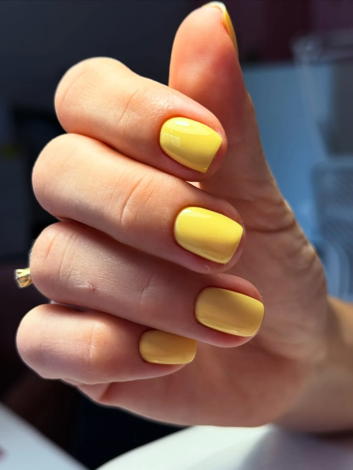 Minimal, Żółty, Nail Lash Time, żółty, Warszawa Żoliborz
